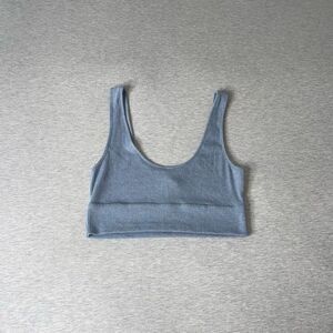 Victoria’s Secret Blue Cozy Ribbed Knit Bralette Bra Top